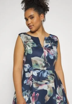 Cocktailjurk - Navy/Multi -Mode Jurk Winkel 025ada4b9a3f4b6b9f8fe77096e3d5a3