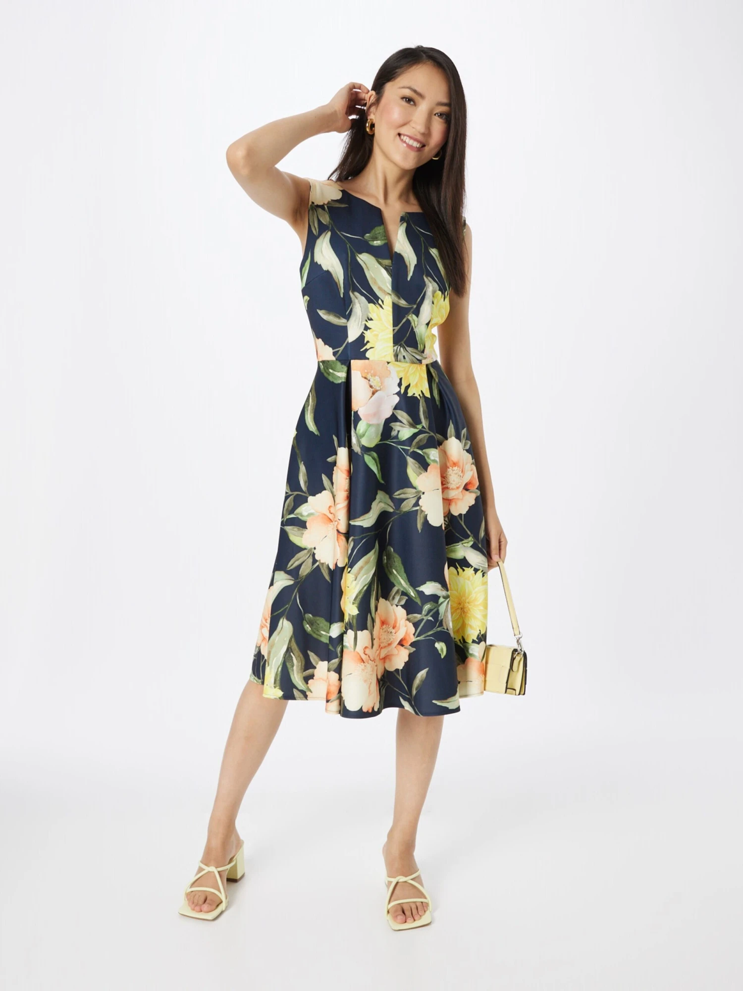 SWING Mini Jurken Jurk Dames Marine 7 SWING Mini Jurken Jurk Dames Marine - Afbeelding 5