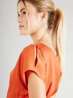 SWING Midi Jurken Jurk Dames Donkeroranje -Mode Jurk Winkel 04d3e6b4efcdb0e276b4ccbc5e4ae9f3