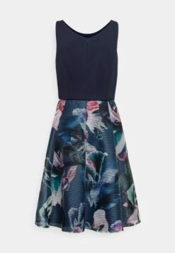 SWING Dress- Cocktailjurk - Faded Blue/Multi