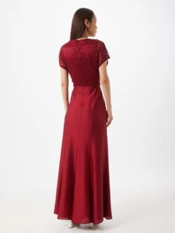 SWING Avondjurken Avondjurk Dames Wijnrood -Mode Jurk Winkel 11722b8805e132c6e28a4c8cd614247a