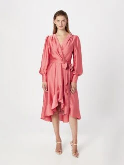 SWING Midi Jurken Jurk Dames Pastelrood -Mode Jurk Winkel 1368532a9d222b2a09b2fe5fe06c6ed7