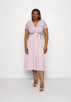 Mode Jurk Winkel 38 Dress Made Of Material Mix - Cocktailjurk - Cremy Rose