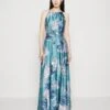 SWING Evening Dress - Galajurk - Turqouise/Multi 2 SWING Evening Dress - Galajurk - Turqouise/Multi -Mode Jurk Winkel 1962e441066646f2a4acc42a5bc6aac8