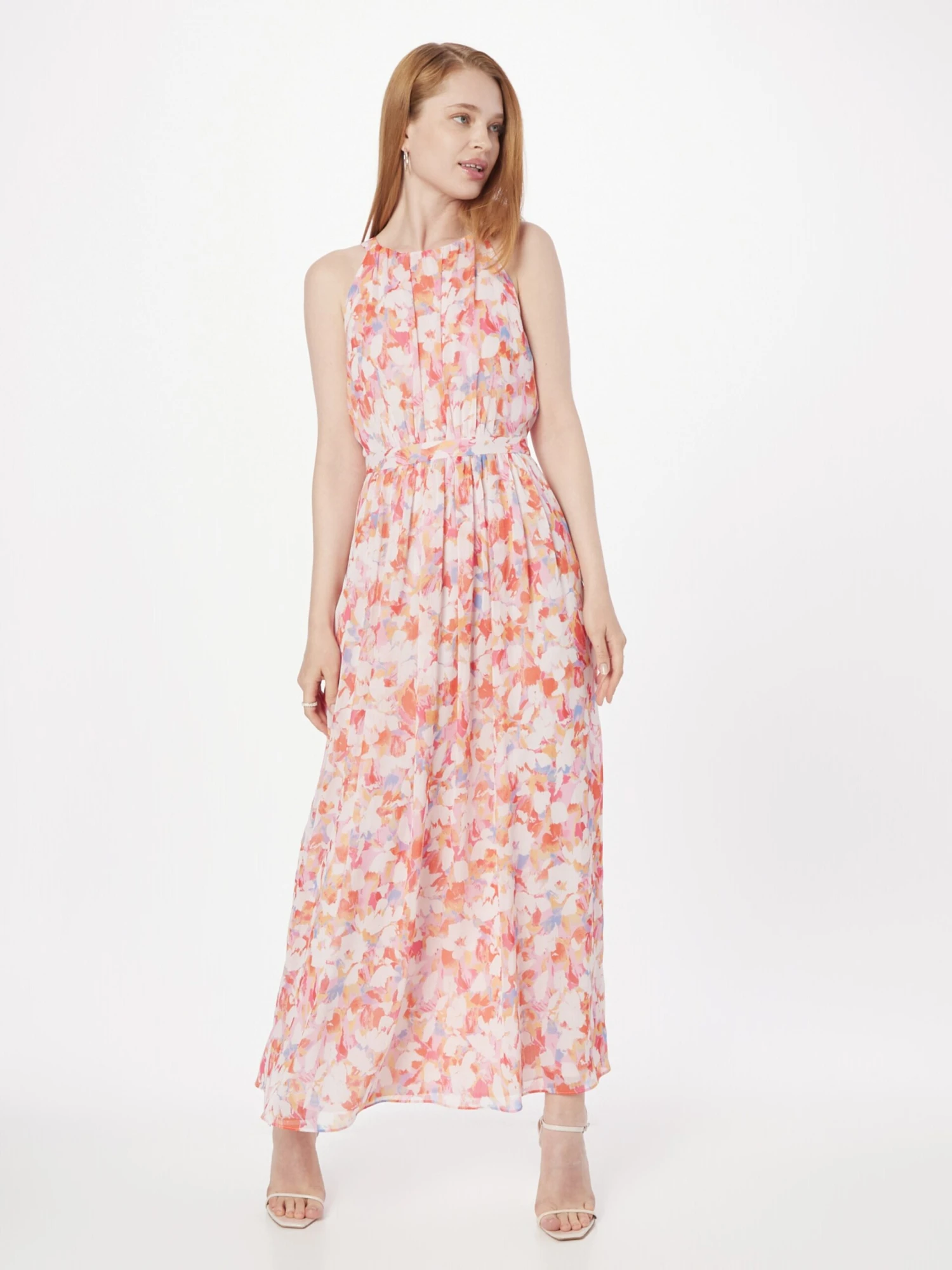 SWING Maxi Jurken Jurk Dames Rosa 5 SWING Maxi Jurken Jurk Dames Rosa - Afbeelding 3