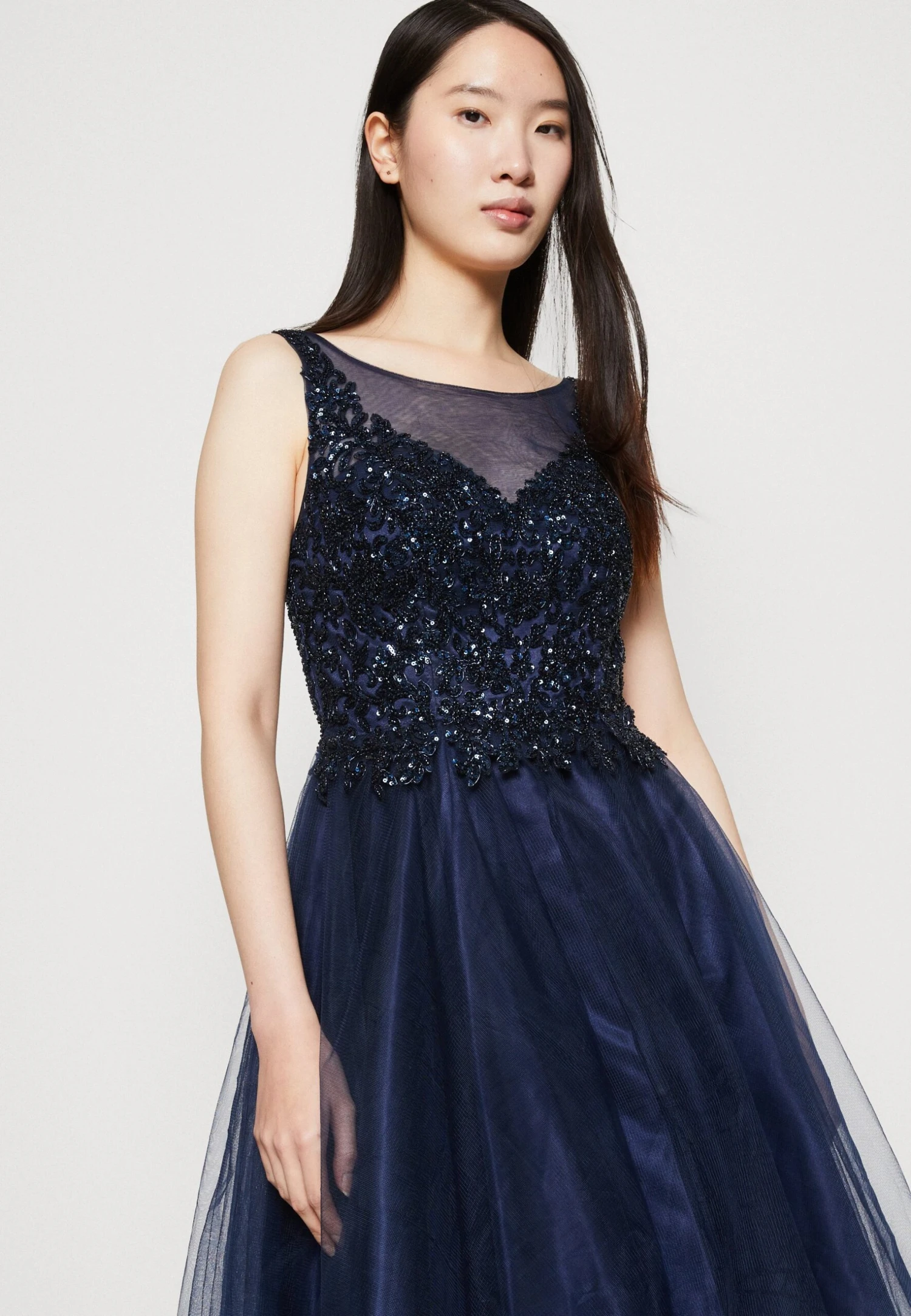 SWING Dress - Cocktailjurk - Navy 6 SWING Dress - Cocktailjurk - Navy - Afbeelding 4