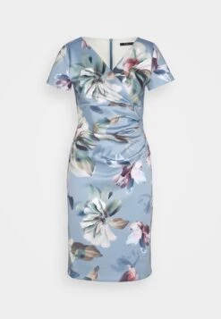 SWING Mit Blumendruck - Jerseyjurk - Rainy Blue/Multi 12 SWING Mit Blumendruck - Jerseyjurk - Rainy Blue/Multi -Mode Jurk Winkel 1f2df0c5443d4bd1a4d12a19f687c3b9
