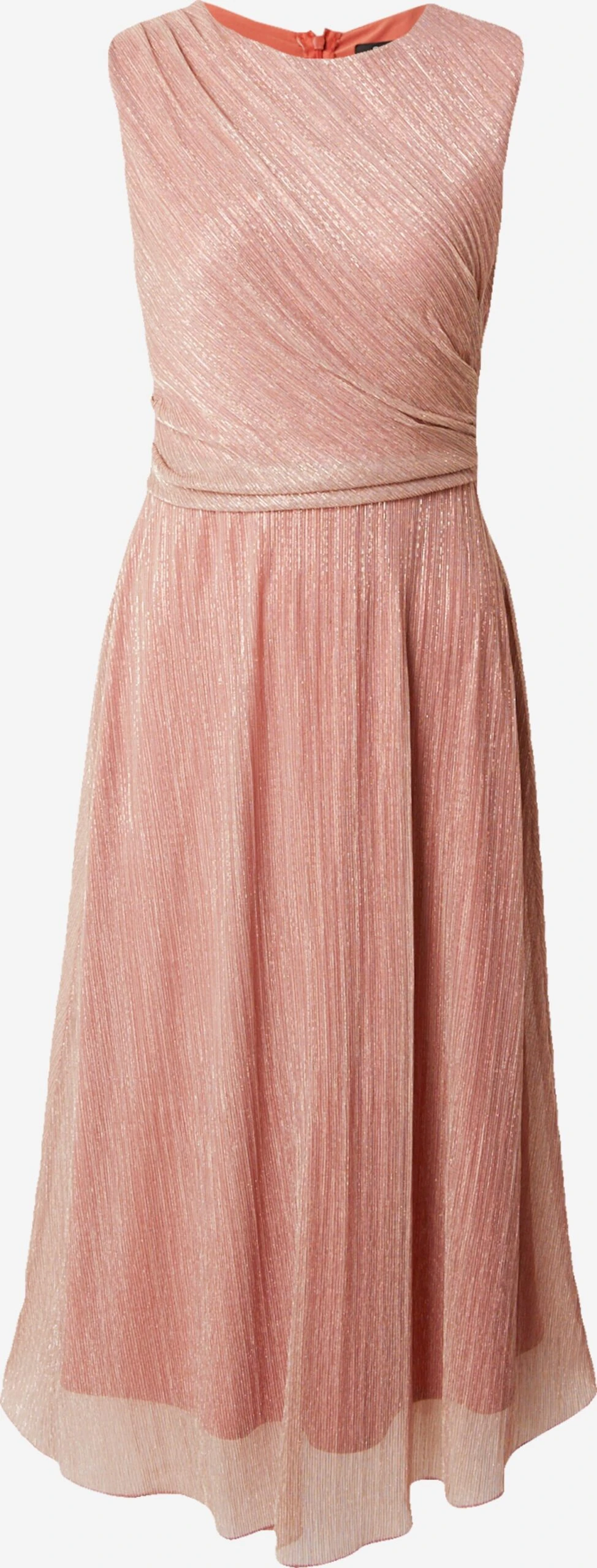 SWING Cocktailjurken Cocktailjurk Dames Zalm Roze 3 SWING Cocktailjurken Cocktailjurk Dames Zalm Roze