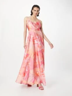 SWING Avondjurken Avondjurk Dames Abrikoos / Donkeroranje -Mode Jurk Winkel 25681d9559e1d0534c00120ca9c93b74