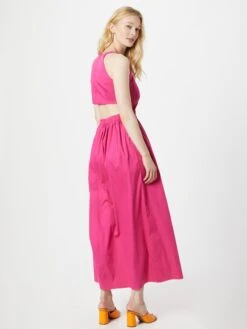SWING Maxi Jurken Jurk Dames Fuchsia -Mode Jurk Winkel 2edc9e76ba982dd51697d4719d617595