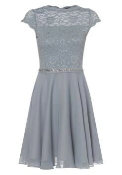 SWING Mit Glitzerband - Cocktailjurk - Blue Dust -Mode Jurk Winkel 2f2347389e2946c685da64e601f1ce64