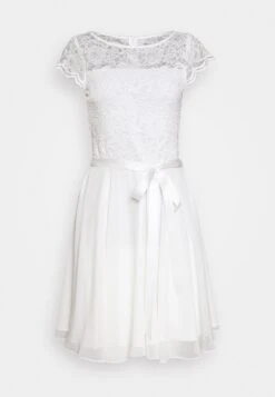 SWING Mit Paillettenbesetztem Spitzenoberteil - Cocktailjurk - Ivory -Mode Jurk Winkel 320f68c125944c848719ac784bd5c3e1