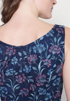 SWING Dress Embroidered - Cocktailjurk - Navy/Mauve -Mode Jurk Winkel 33abac28676a4d4bacc53d26503845b5