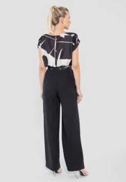 SWING Bedrucktem - Jumpsuit - Black Ivory -Mode Jurk Winkel 352fc654c0334091be1516aba2b1bbda