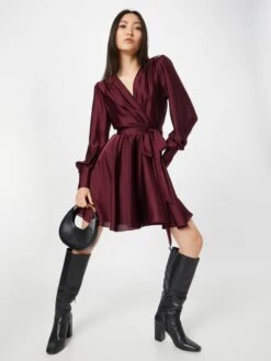 SWING Mini Jurken Jurk Dames Bordeaux -Mode Jurk Winkel 374b0f7604359abcb03d8cc9fe961168