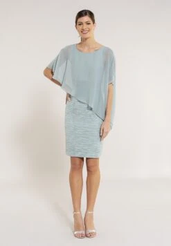 SWING Cocktailjurk - Light Green / Silver