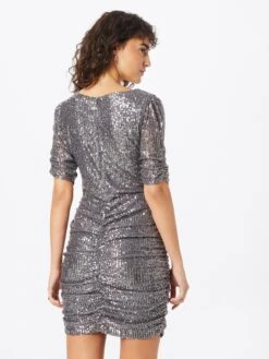 SWING Mini Jurken Jurk Dames Grijs / Zilvergrijs -Mode Jurk Winkel 387fc369b24afc5069e09b0daf3d97fa