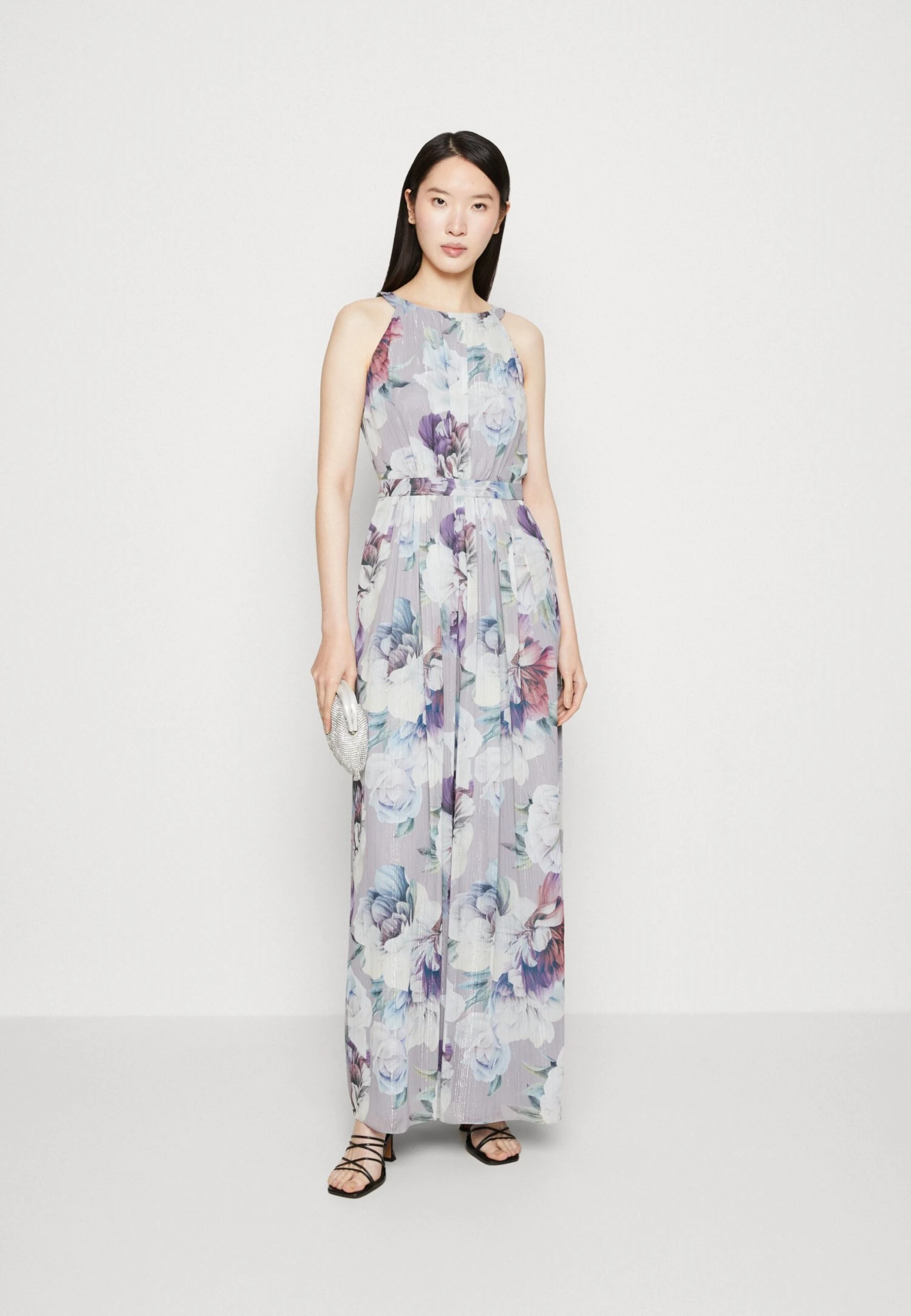 SWING Evening Dress - Galajurk - Silber Shadow/Multi 3 SWING Evening Dress - Galajurk - Silber Shadow/Multi