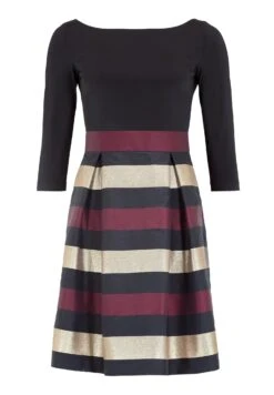 SWING Mit Gestreiftem - Cocktailjurk - Dark Purple Gold 10 SWING Mit Gestreiftem - Cocktailjurk - Dark Purple Gold -Mode Jurk Winkel 400054a25e8449eda353c7959ed3fa23