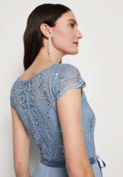 SWING Galajurk - Rainy Blue -Mode Jurk Winkel 47202bceecee4741a732b9e526cd8f6f
