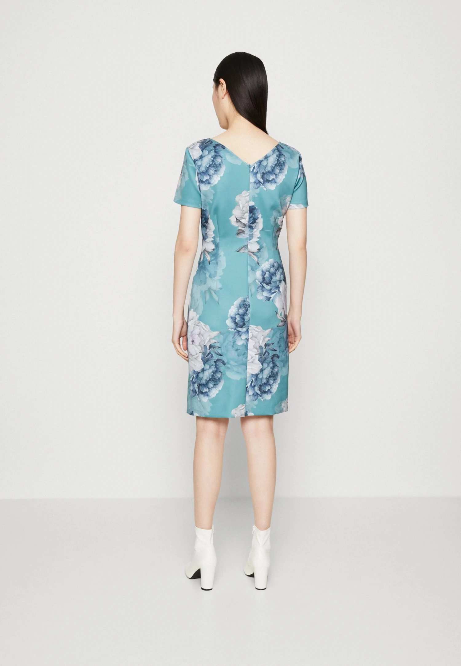 SWING Dress - Cocktailjurk - Turqouise/Multi 5 SWING Dress - Cocktailjurk - Turqouise/Multi - Afbeelding 3