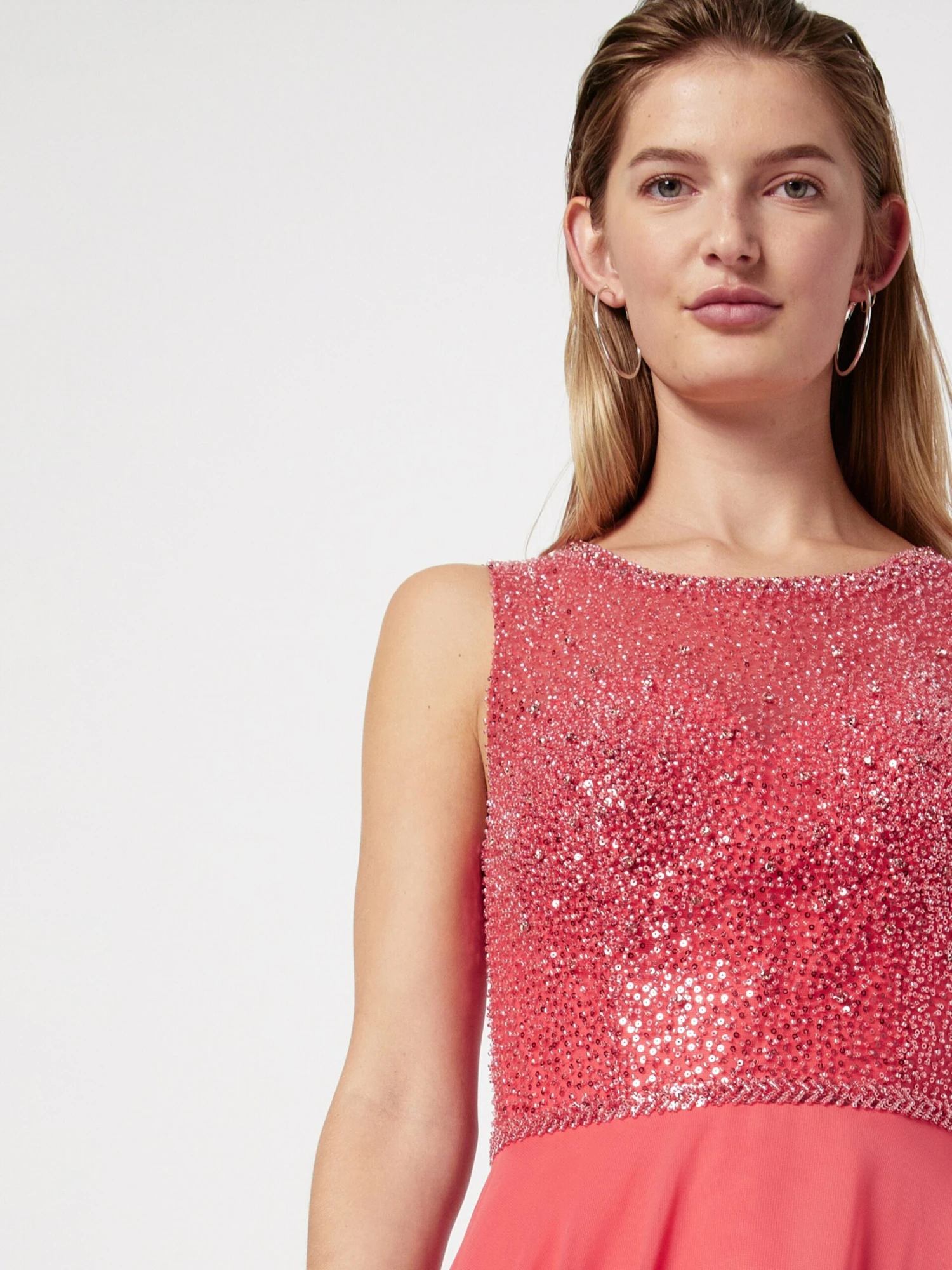 SWING Avondjurken Avondjurk Dames Lichtrood 4 SWING Avondjurken Avondjurk Dames Lichtrood - Afbeelding 2