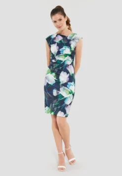 SWING Etui-Jurk - Navy Multi