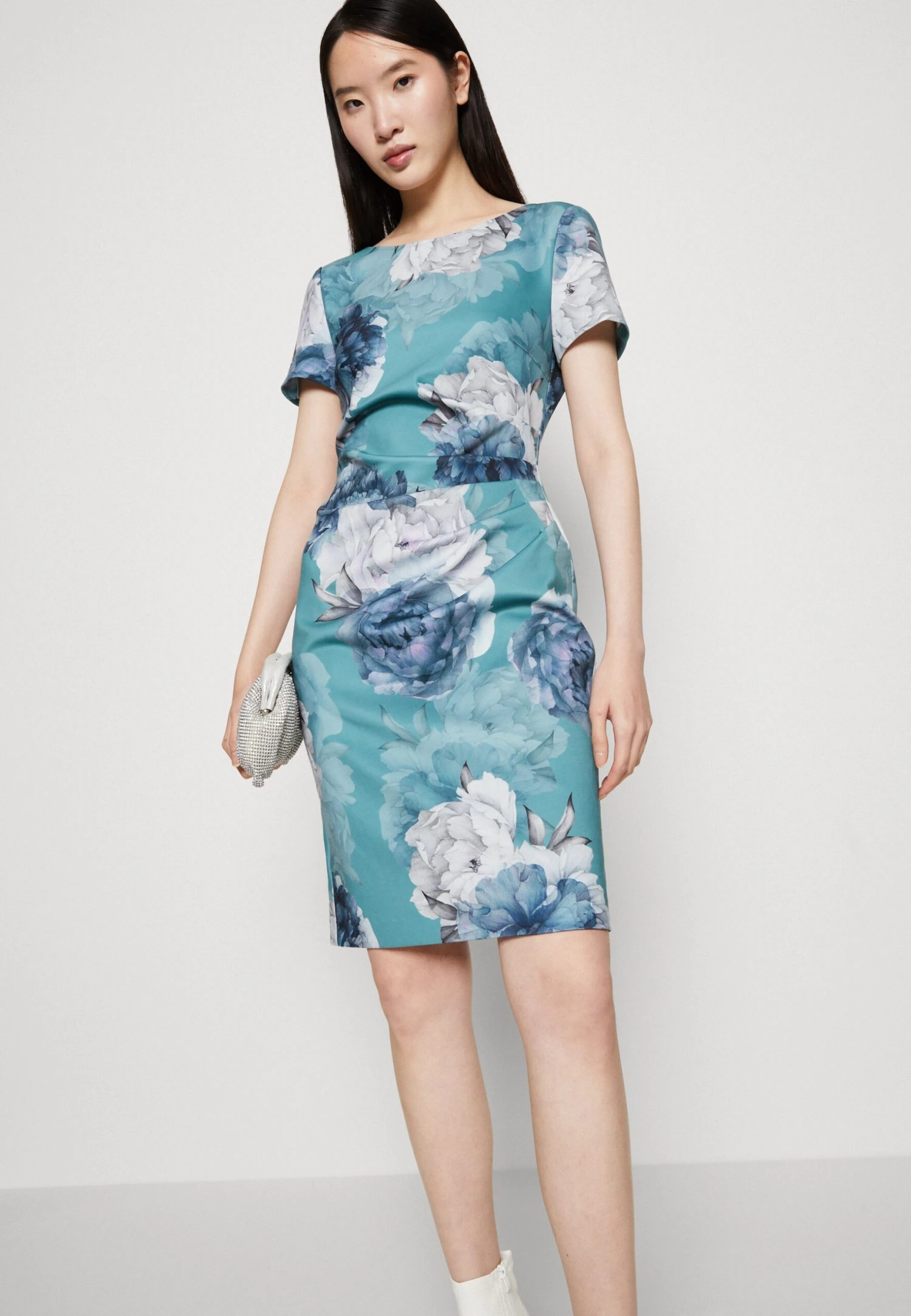 SWING Dress - Cocktailjurk - Turqouise/Multi 6 SWING Dress - Cocktailjurk - Turqouise/Multi - Afbeelding 4