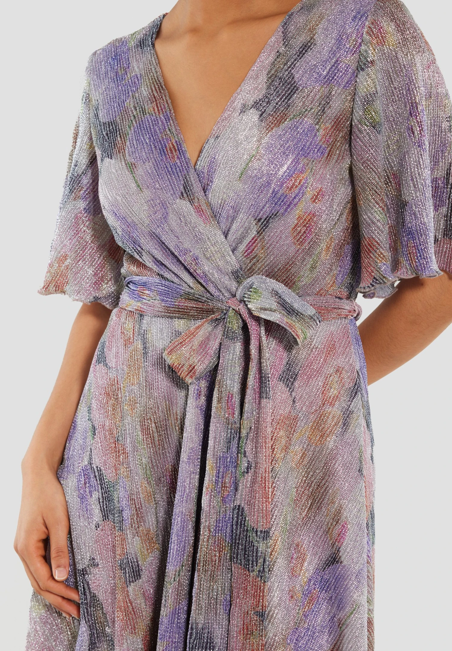 SWING Midi Mit Blumendruck - Jurk - Blush Rose Multi 6 SWING Midi Mit Blumendruck - Jurk - Blush Rose Multi - Afbeelding 4