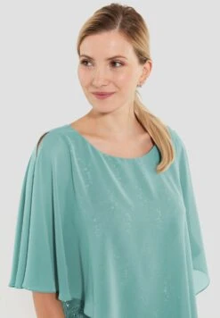 SWING Aus Materialmix - Cocktailjurk - Turqouise Blue -Mode Jurk Winkel 5c892e2d7fe748b693906fd5df171fc2