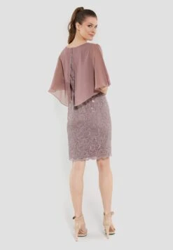 SWING Aus Materialmix - Cocktailjurk - Mauve 10 SWING Aus Materialmix - Cocktailjurk - Mauve -Mode Jurk Winkel 5d6c1b55c0e44d2884edc56b2e8a5a2b