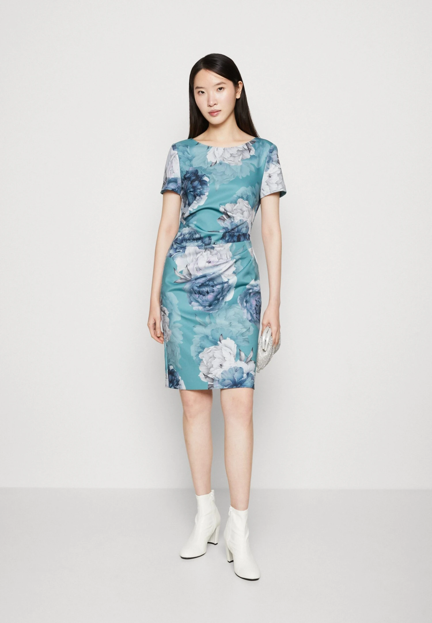 SWING Dress - Cocktailjurk - Turqouise/Multi 4 SWING Dress - Cocktailjurk - Turqouise/Multi - Afbeelding 2