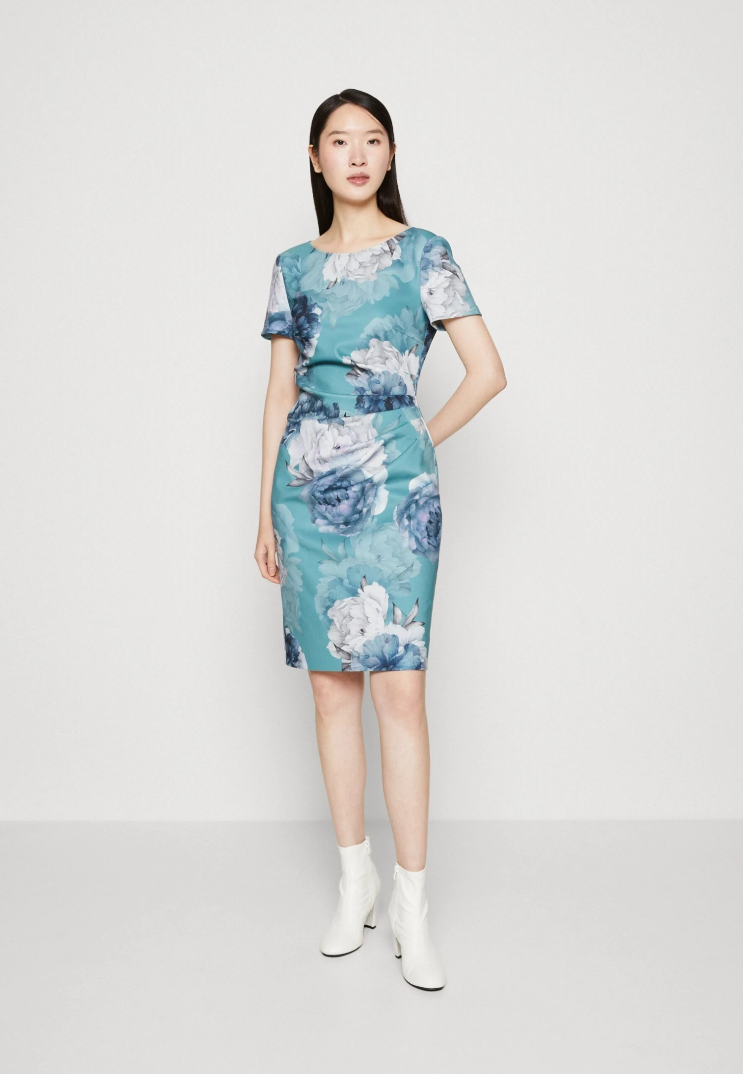 SWING Dress - Cocktailjurk - Turqouise/Multi 3 SWING Dress - Cocktailjurk - Turqouise/Multi