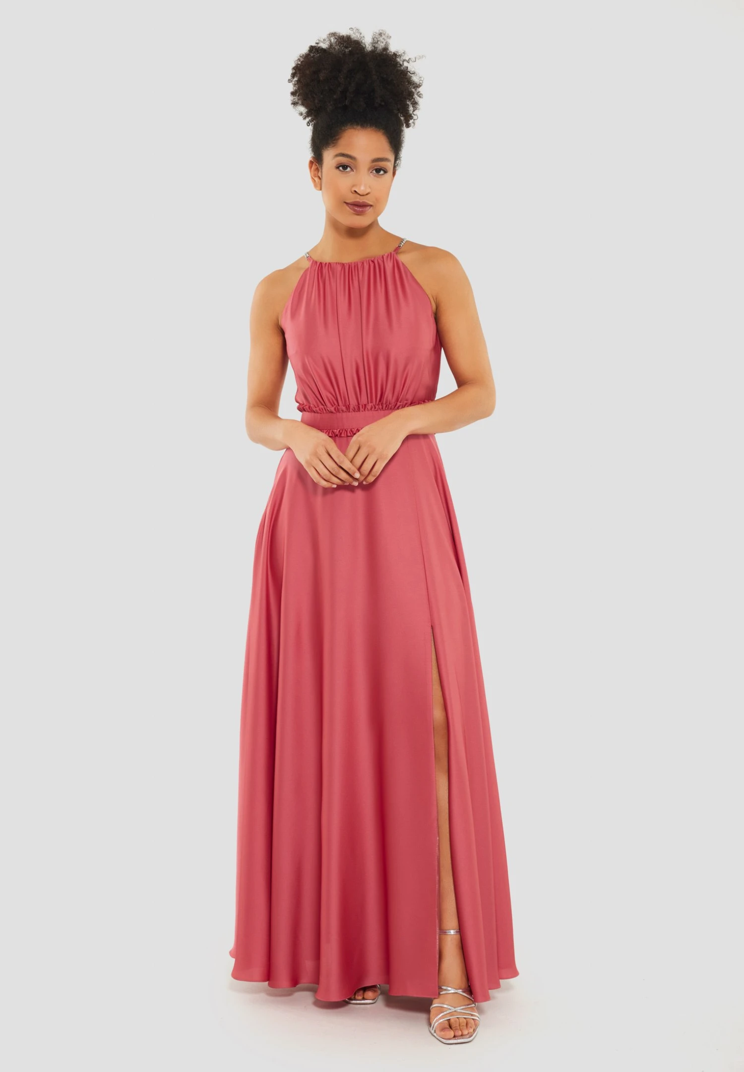 SWING Abend Aus Nachhaltigem - Maxi-Jurk - Light Red 3 SWING Abend Aus Nachhaltigem - Maxi-Jurk - Light Red