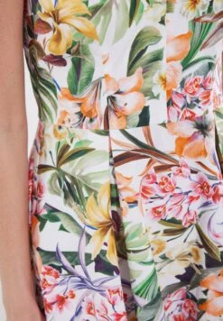 SWING Aus BedrucktemStretch - Jurk - Ivory /Multi -Mode Jurk Winkel 6c4150c4c0d94e8a82335c8dfc334155