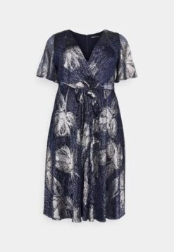 Cocktailjurk - Navy/Silver -Mode Jurk Winkel 6ebad566d82a40ebaff03ac614e30ae6