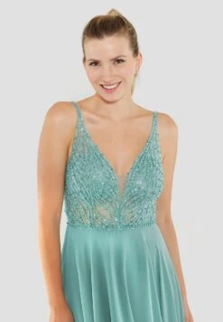 SWING Perlenbesticktes Midi Mit Cups - Cocktailjurk - Turqouise Blue -Mode Jurk Winkel 76fc87080d554ed1ab4c0d18b811a04a