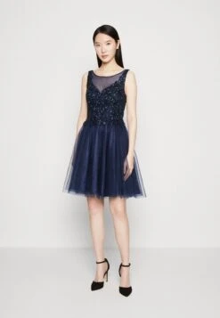 SWING Dress - Cocktailjurk - Navy