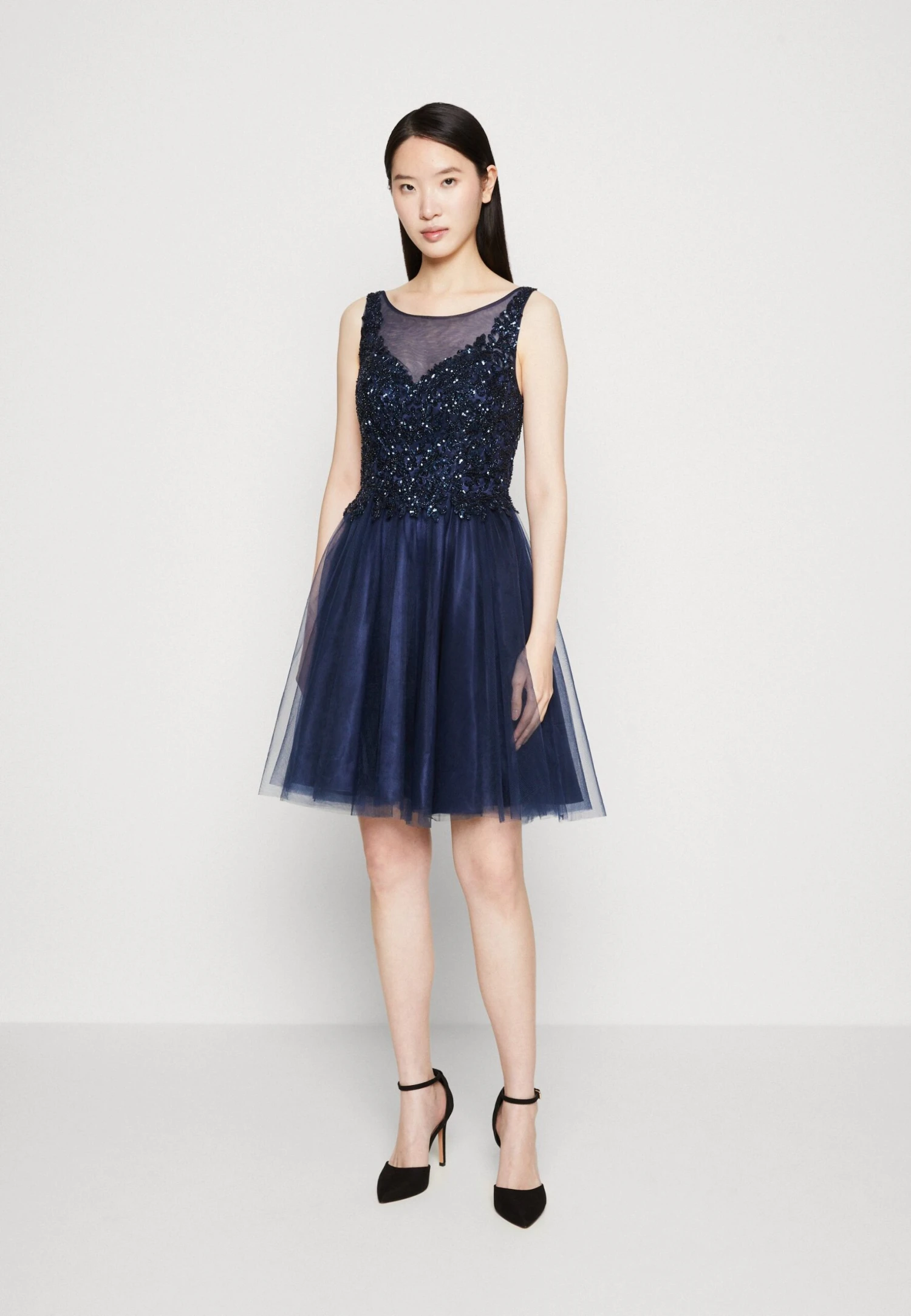 SWING Dress - Cocktailjurk - Navy 3 SWING Dress - Cocktailjurk - Navy