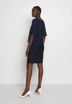 SWING Cocktailjurk - Dark Blue -Mode Jurk Winkel 832993ee1eb64b95abc9476624d26f6c