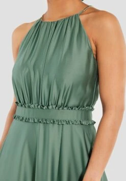 SWING Abend Aus Nachhaltigem - Maxi-Jurk - Light Green -Mode Jurk Winkel 869ee40f7eaa41488a796680472c3336
