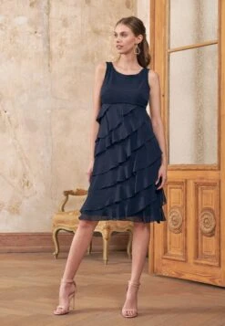 SWING Cocktailjurk - Ink -Mode Jurk Winkel 8b580444d9fd423ca17afa06e5a7e295