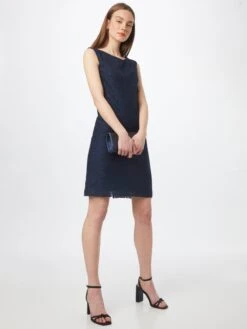 SWING Cocktailjurken Cocktailjurk Dames Donkerblauw -Mode Jurk Winkel 8e3dfe6d3e5bc0e28c662ce4536684dd