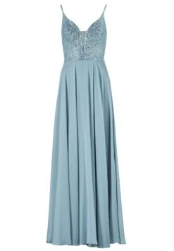 SWING Aus Materialmix - Galajurk - Sea Blue 13 SWING Aus Materialmix - Galajurk - Sea Blue -Mode Jurk Winkel 8ebd5a6ee14042f9869dbdded212ee75