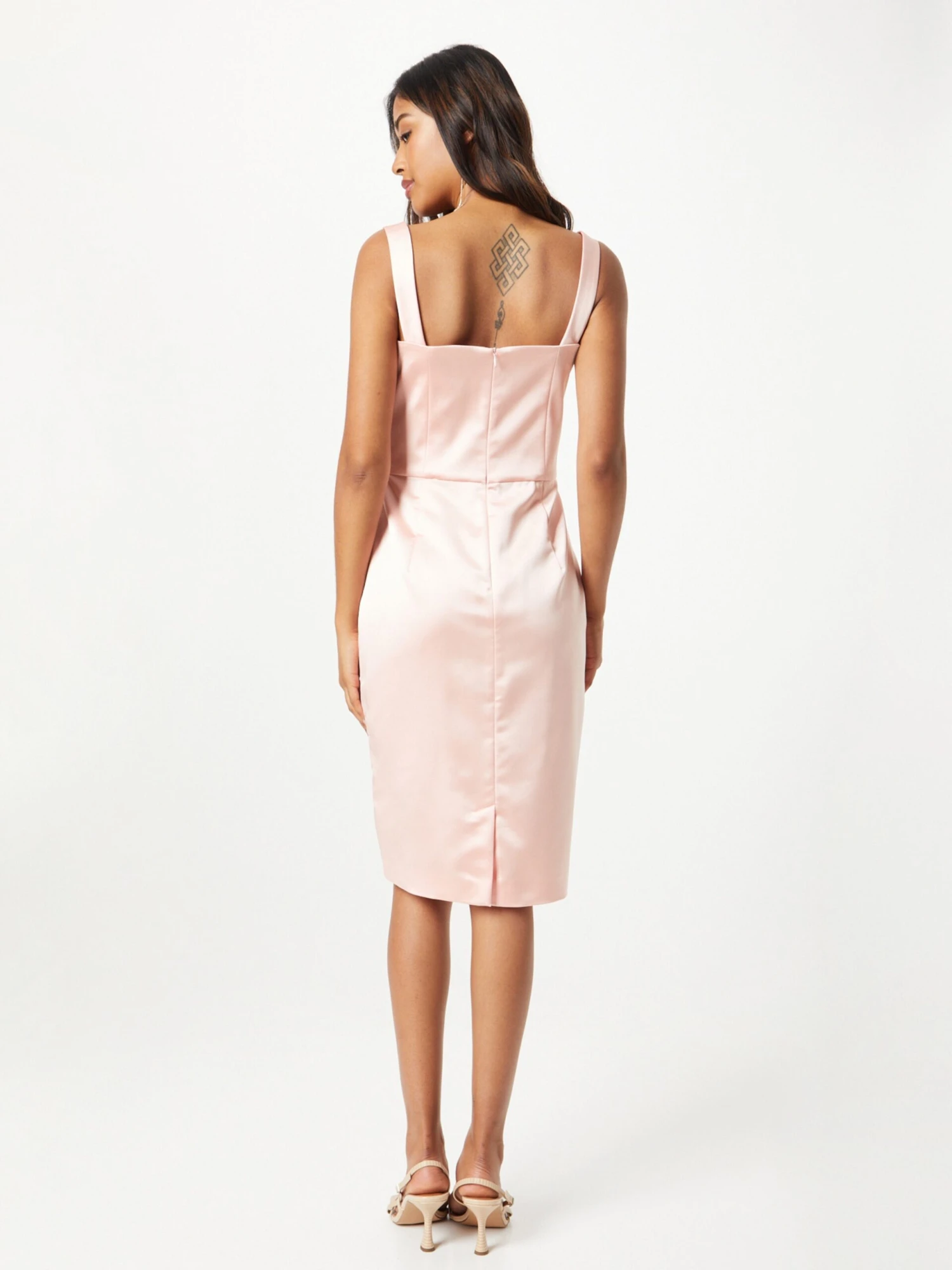 SWING Mini Jurken Jurk Dames Pasteloranje 6 SWING Mini Jurken Jurk Dames Pasteloranje - Afbeelding 4