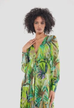 SWING Mit Palmenprint - Maxi-Jurk - Light Green Multi 11 SWING Mit Palmenprint - Maxi-Jurk - Light Green Multi -Mode Jurk Winkel 94a88fcddb194e86b3514942d5166825