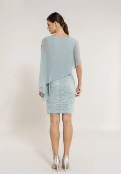 SWING Cocktailjurk - Light Green / Silver -Mode Jurk Winkel 951a37d808ee4ee59c3725089997e22b