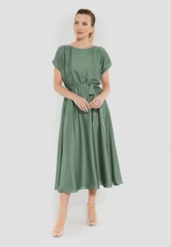 SWING Cocktailjurk - Moss Green