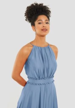 SWING Abend Aus Nachhaltigem - Maxi-Jurk - Light Blue -Mode Jurk Winkel 9a8db7e0c9054079ab61a99323ba0673