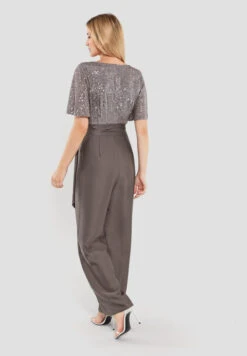 SWING Fab Jumpsuit -Mode Jurk Winkel Fabjumpsuit Nougatbrown 3